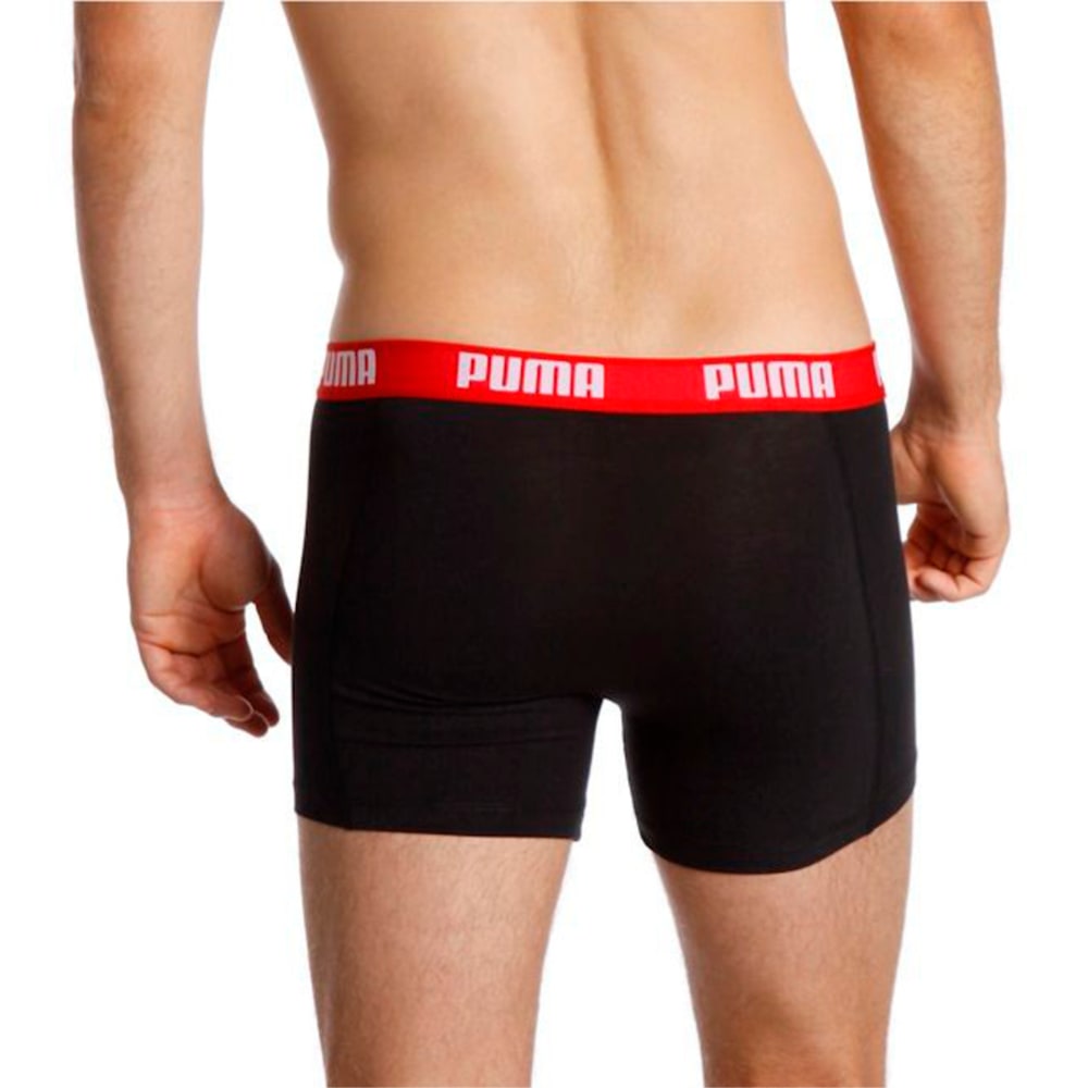 Зображення Puma Чоловіча спідня білизна Puma Basic Boxer 2P #2: red-blue