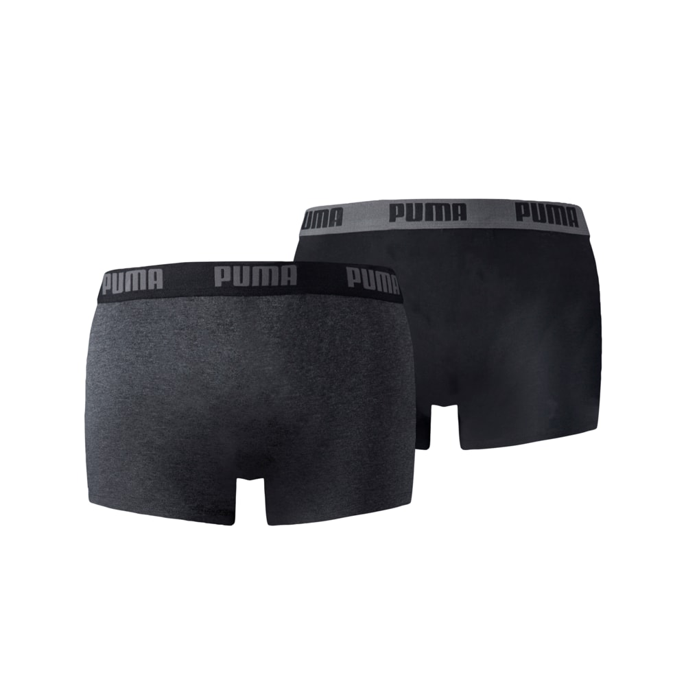 

PUMA - male - Мужское нижнее белье 2 Pack Boxer Shorts – dark grey melange / black –, Серый