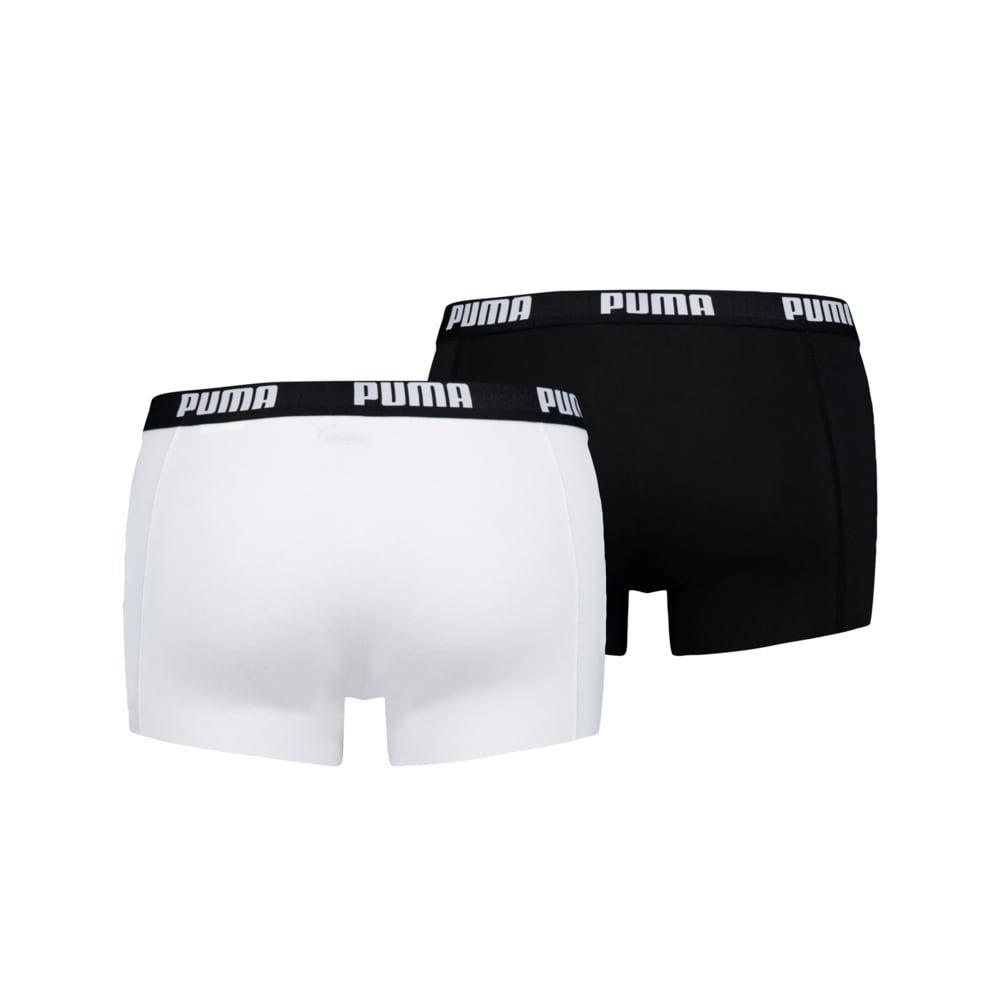 Зображення Puma Чоловіча спідня білизна 2 Pack Boxer Shorts #2: white / black