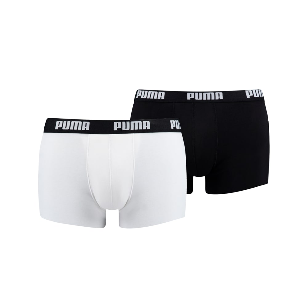 Зображення Puma Чоловіча спідня білизна 2 Pack Boxer Shorts #1: white / black