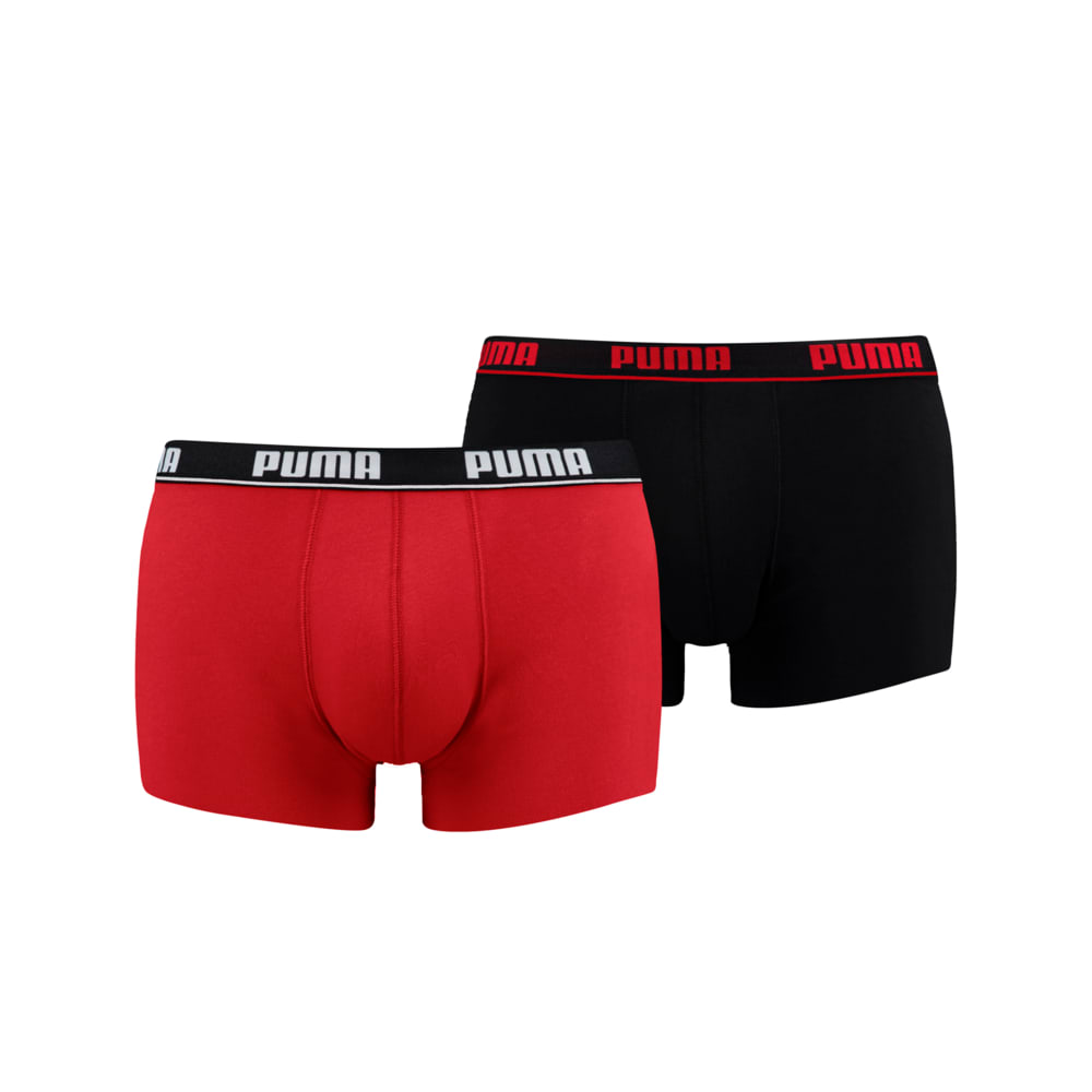 Зображення Puma Чоловіча спідня білизна 2 Pack Boxer Shorts #1: red / black