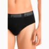 Изображение Puma Мужское нижнее белье Puma Basic Brief 2P #5: black / black