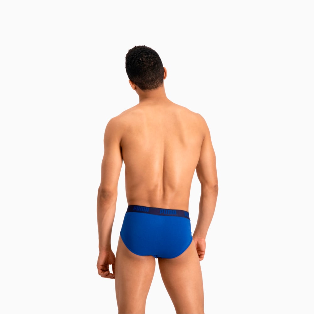 Изображение Puma Мужское нижнее белье Puma Basic Brief 2P #2: TRUE BLUE