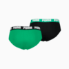 Изображение Puma Мужское нижнее белье Puma Basic Brief 2P #8: Green