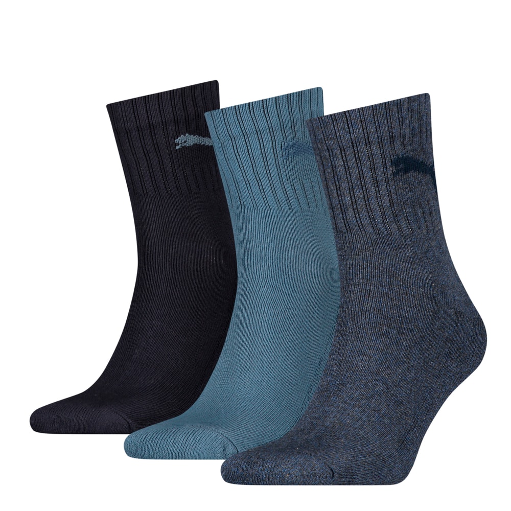 Изображение Puma Носки Unisex Short Crew Socks (3 Pack) #1: denim blue