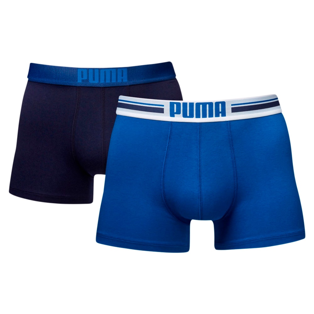 Изображение Puma Мужское нижнее белье Placed Logo Boxer Shorts 2 Pack #1