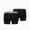 Зображення Puma Чоловіча спідня білизна Placed Logo Boxer Shorts 2 Pack #6: black