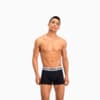 Изображение Puma Мужское нижнее белье Placed Logo Boxer Shorts 2 Pack #4: black