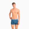 Изображение Puma Мужское нижнее белье Placed Logo Boxer Shorts 2 Pack #3: denim