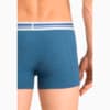 Изображение Puma Мужское нижнее белье Placed Logo Boxer Shorts 2 Pack #8: denim