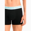 Изображение Puma Мужское нижнее белье Placed Logo Boxer Shorts 2 Pack #6: blue / black