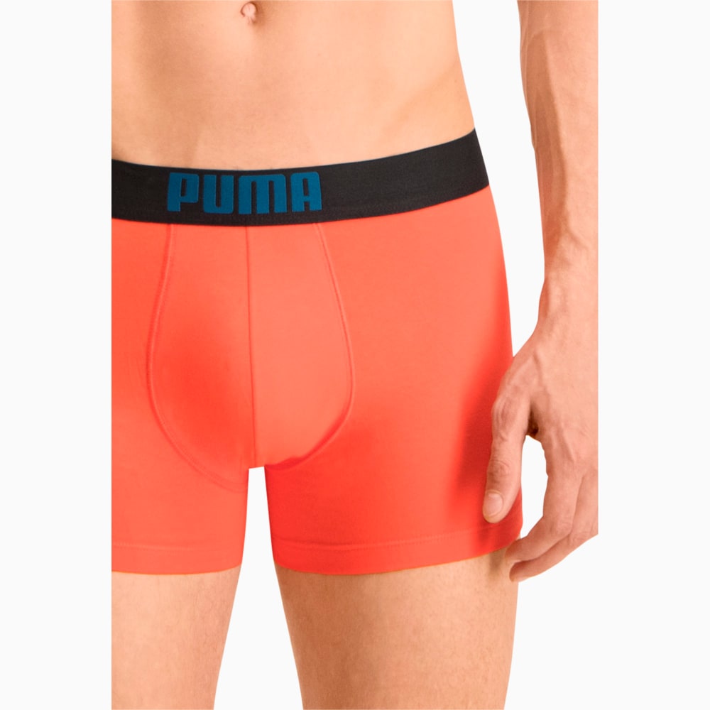 

PUMA - male - Мужское нижнее белье Placed Logo Boxer Shorts 2 Pack – red / blue –