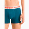 Изображение Puma Мужское нижнее белье Placed Logo Boxer Shorts 2 Pack #8: red / blue