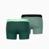 Изображение Puma Мужское нижнее белье Placed Logo Boxer Shorts 2 Pack #8: green combo