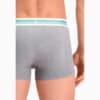 Изображение Puma Мужское нижнее белье Placed Logo Boxer Shorts 2 Pack #7: real teal