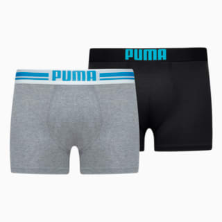 Изображение Puma Мужское нижнее белье Placed Logo Boxer Shorts 2 Pack