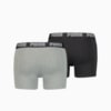 Зображення Puma Чоловіча спідня білизна PUMA Basic Boxer 2P #8: dark grey melange / black