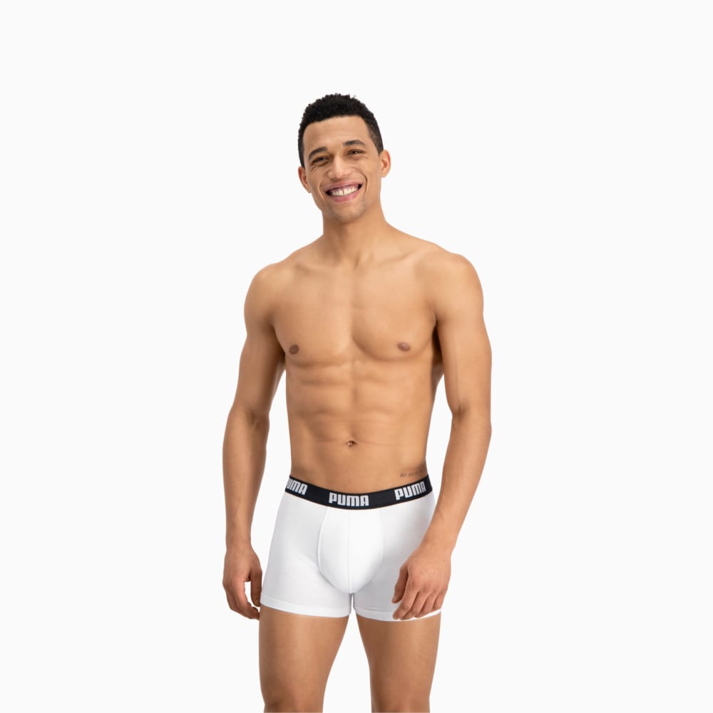 

PUMA - male - Мужское нижнее белье PUMA Basic Boxer 2P – white / black –, Белый