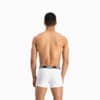 Изображение Puma Мужское нижнее белье PUMA Basic Boxer 2P #5: white / black