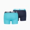 Изображение Puma Мужское нижнее белье PUMA Basic Boxer 2P #6: aqua / blue