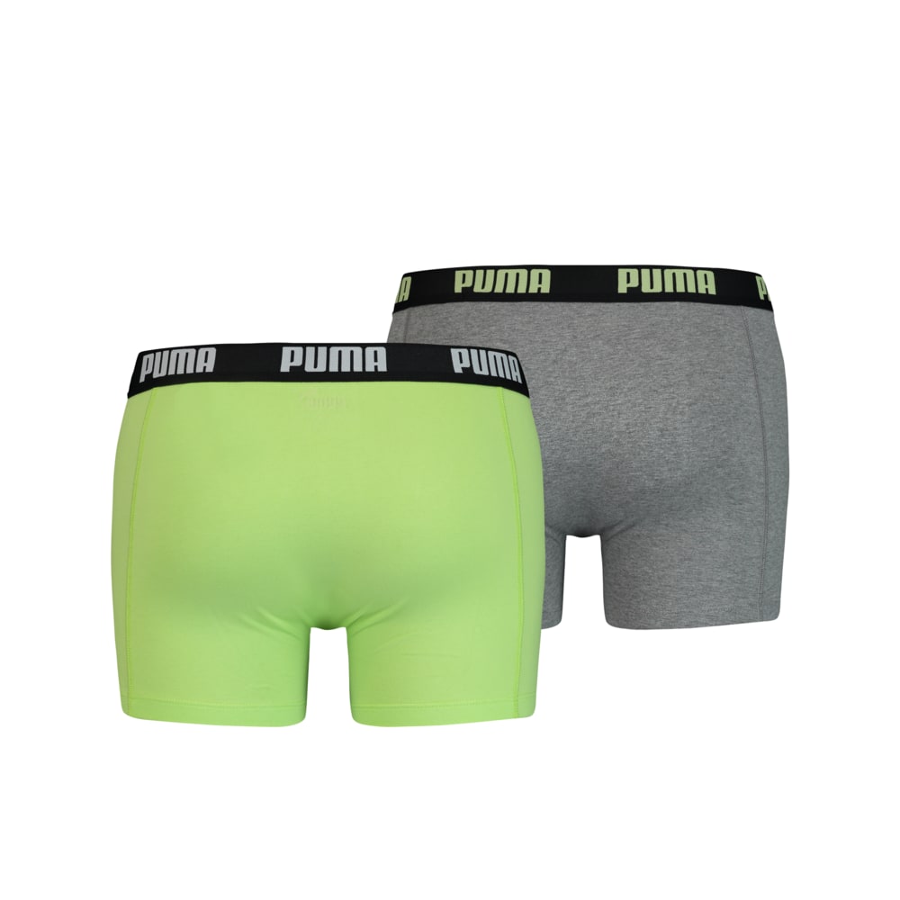 Зображення Puma Чоловіча спідня білизна PUMA Basic Boxer 2P #2: lime