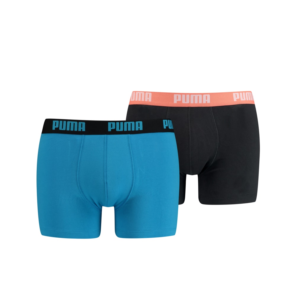 Изображение Puma Мужское нижнее белье PUMA Basic Boxer 2P #1: blue / black