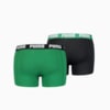 Изображение Puma Мужское нижнее белье PUMA Basic Boxer 2P #8: Amazon Green