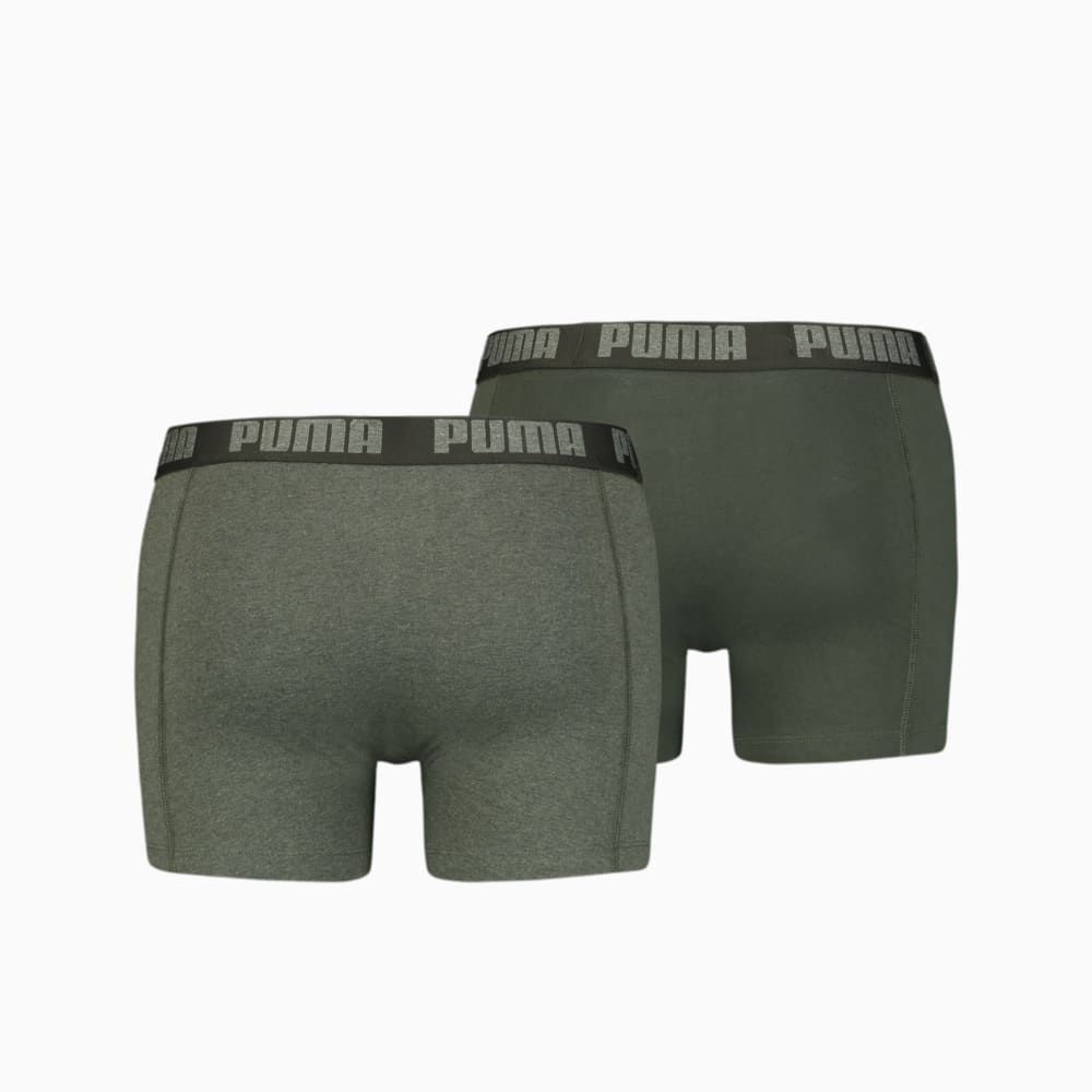 

PUMA - male - Мужское нижнее белье PUMA Basic Boxer 2P – green melange –, Зеленый