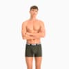 Изображение Puma Мужское нижнее белье PUMA Basic Boxer 2P #4: dark green combo