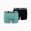 Изображение Puma Мужское нижнее белье PUMA Basic Boxer 2P #1: green / black