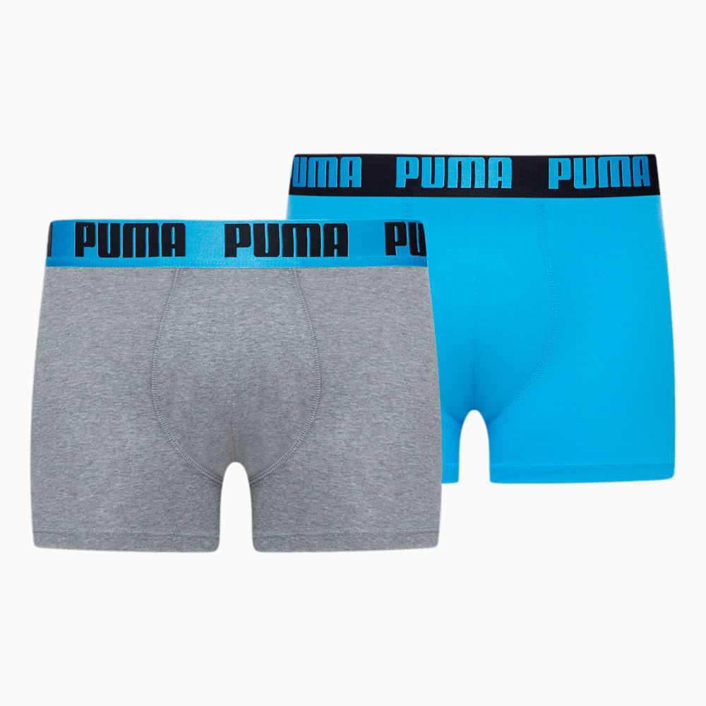 Изображение Puma Мужское нижнее белье PUMA Basic Boxer 2P #1: blue / black