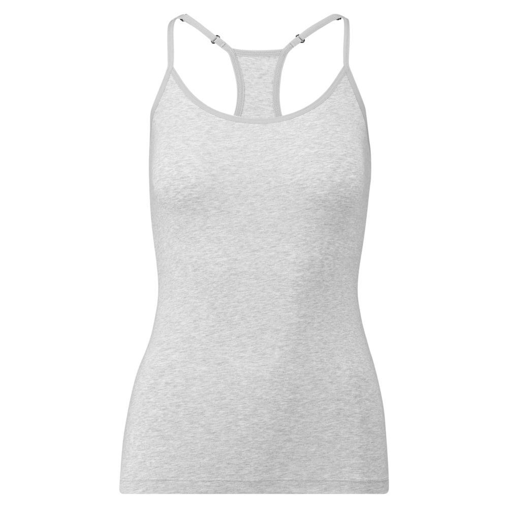 Изображение Puma Майка PUMA Iconic Women's Racerback Tank Top (1 Pack) #1: grey melange