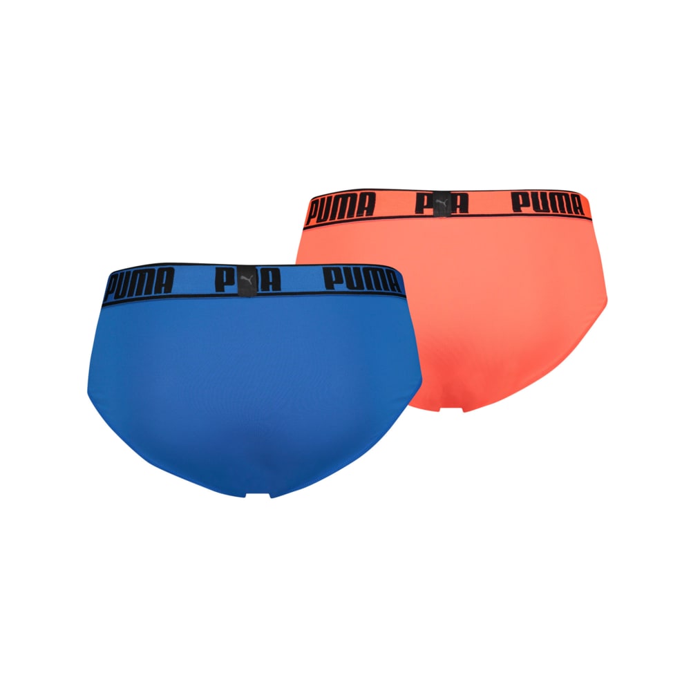 Изображение Puma Мужское нижнее белье PUMA Active Brief 2P Packed #2: blue / orange