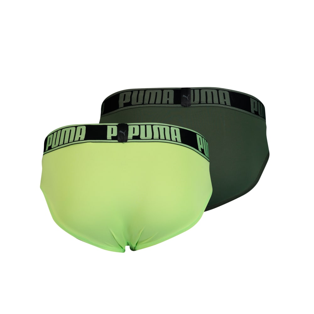 

PUMA - male - Мужское нижнее белье PUMA Active Brief 2P Packed – army green –, Зеленый