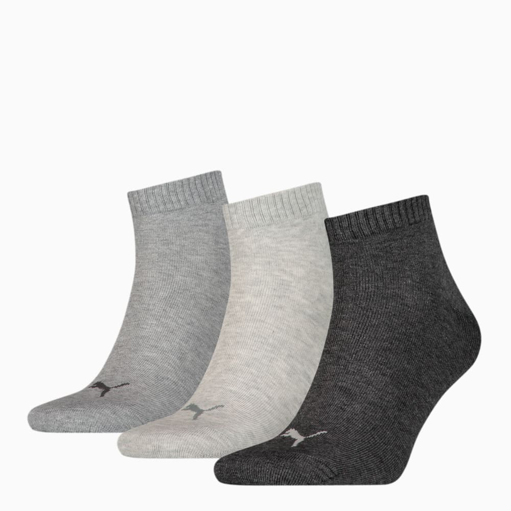 

PUMA - Носки PUMA UNISEX QUARTER PLAIN 3P – anthraci/l mel grey/m mel gr –