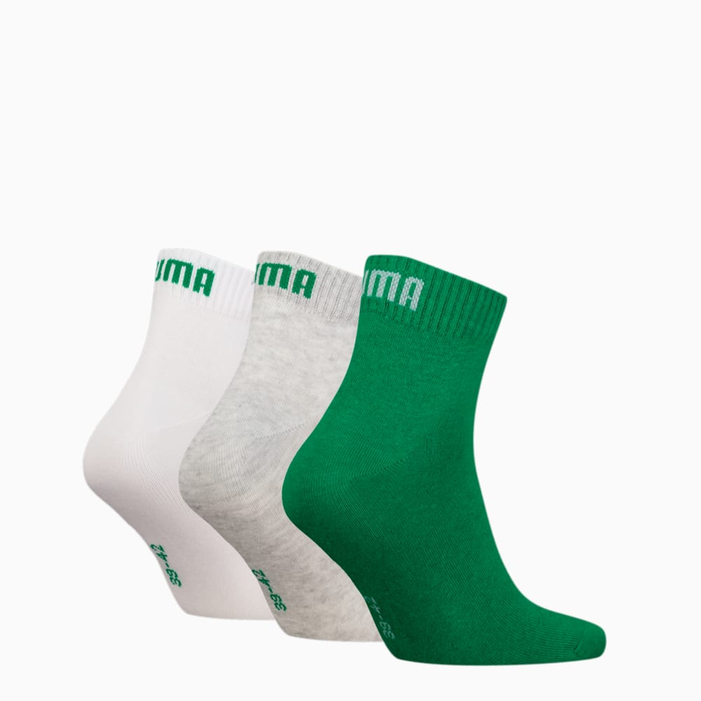 Зображення Puma Шкарпетки PUMA UNISEX QUARTER PLAIN 3P #2: green combo