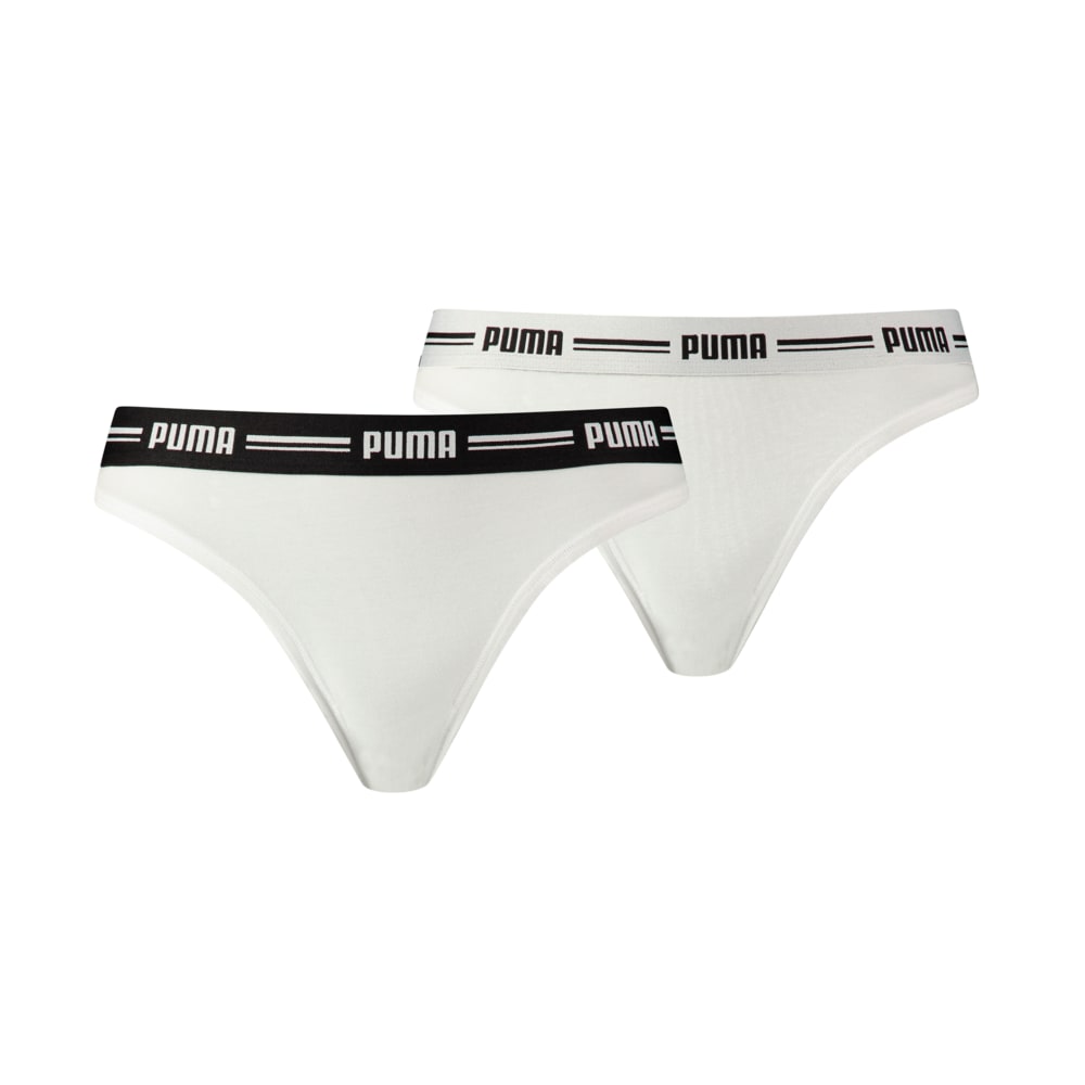 Зображення Puma Жіноча спідня білизна PUMA Iconic String 2P Packed #1: white / white