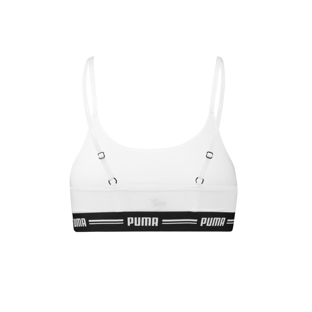 Зображення Puma Топ PUMA Iconic Women's Casual Bralette (1 Pack) #2: White