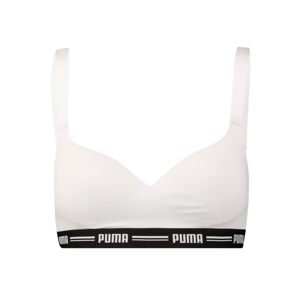 Изображение Puma Бра PUMA Iconic Padded Top 1P HA #1: White