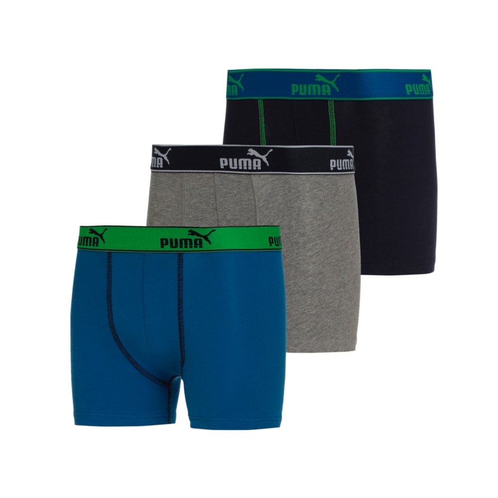 Зображення Puma Дитяча спідня білизна PUMA BASIC BOXER 3P #1: blue / green