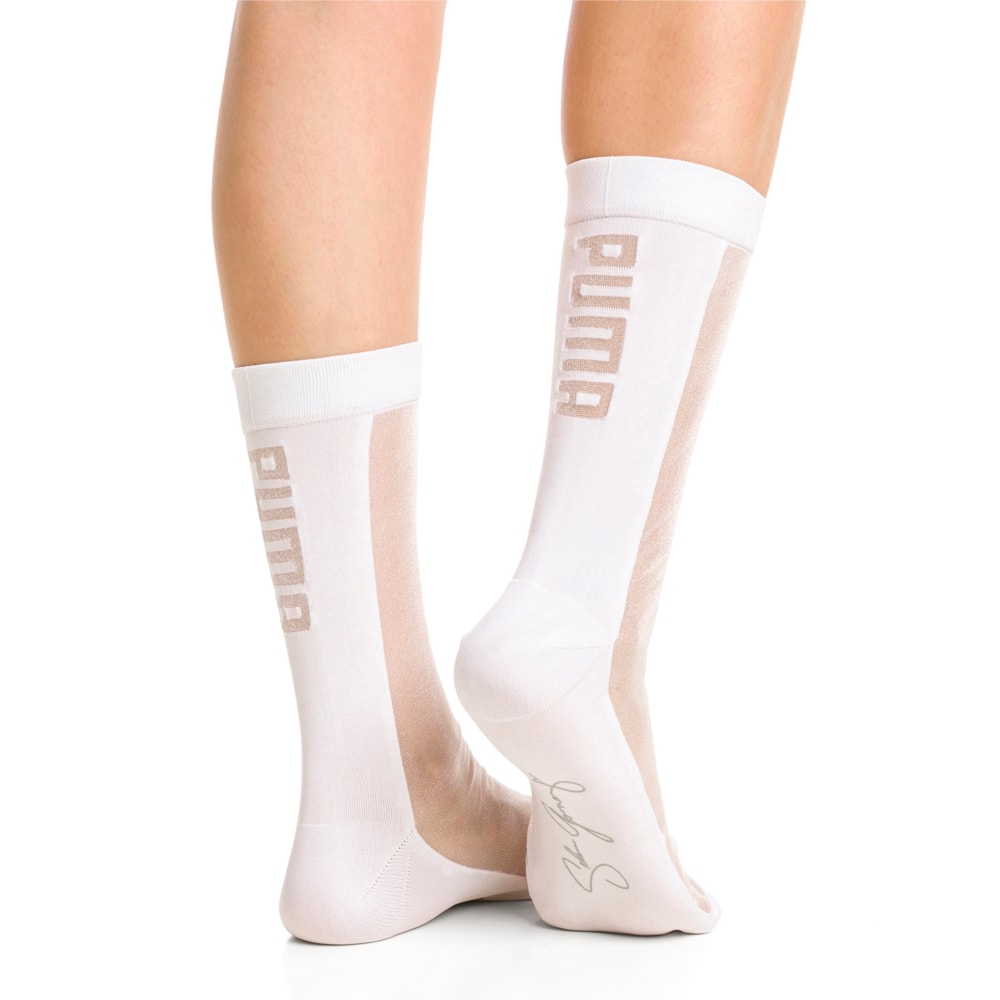 Зображення Puma Шкарпетки SG Transparancy Front Sock 1P #2: White