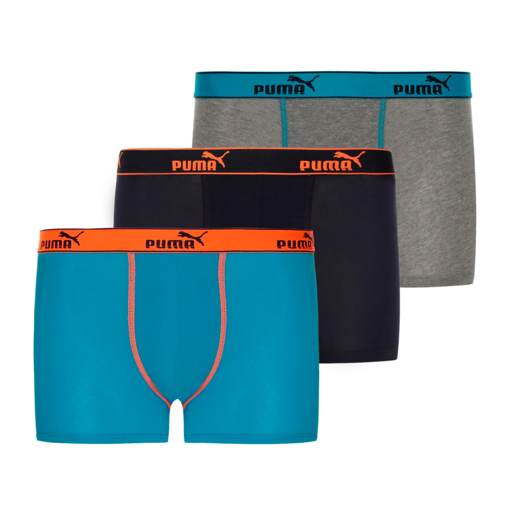 Зображення Puma Дитяча спідня білизна PUMA BASIC BOXER 3P #1: blue / orange