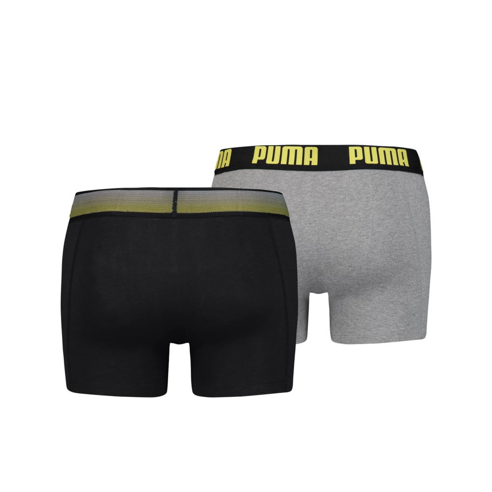 Изображение Puma Мужское нижнее белье PUMA Statement Bold Logo Box #2: yellow / grey melange