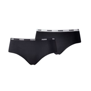 Зображення Puma Жіноча спідня білизна PUMA Women's Microfiber Hipster Underwear (2 Pack)