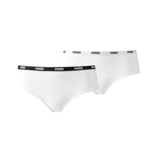 Зображення Puma Жіноча спідня білизна PUMA Women's Microfiber Hipster Underwear (2 Pack)