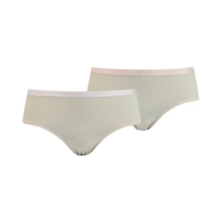 Зображення Puma Жіноча спідня білизна PUMA Women's Microfiber Hipster Underwear (2 Pack)