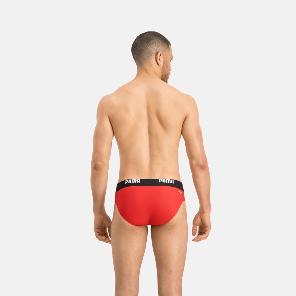 Зображення Puma Плавки PUMA Swim Men Logo Swim Brief #2: Red