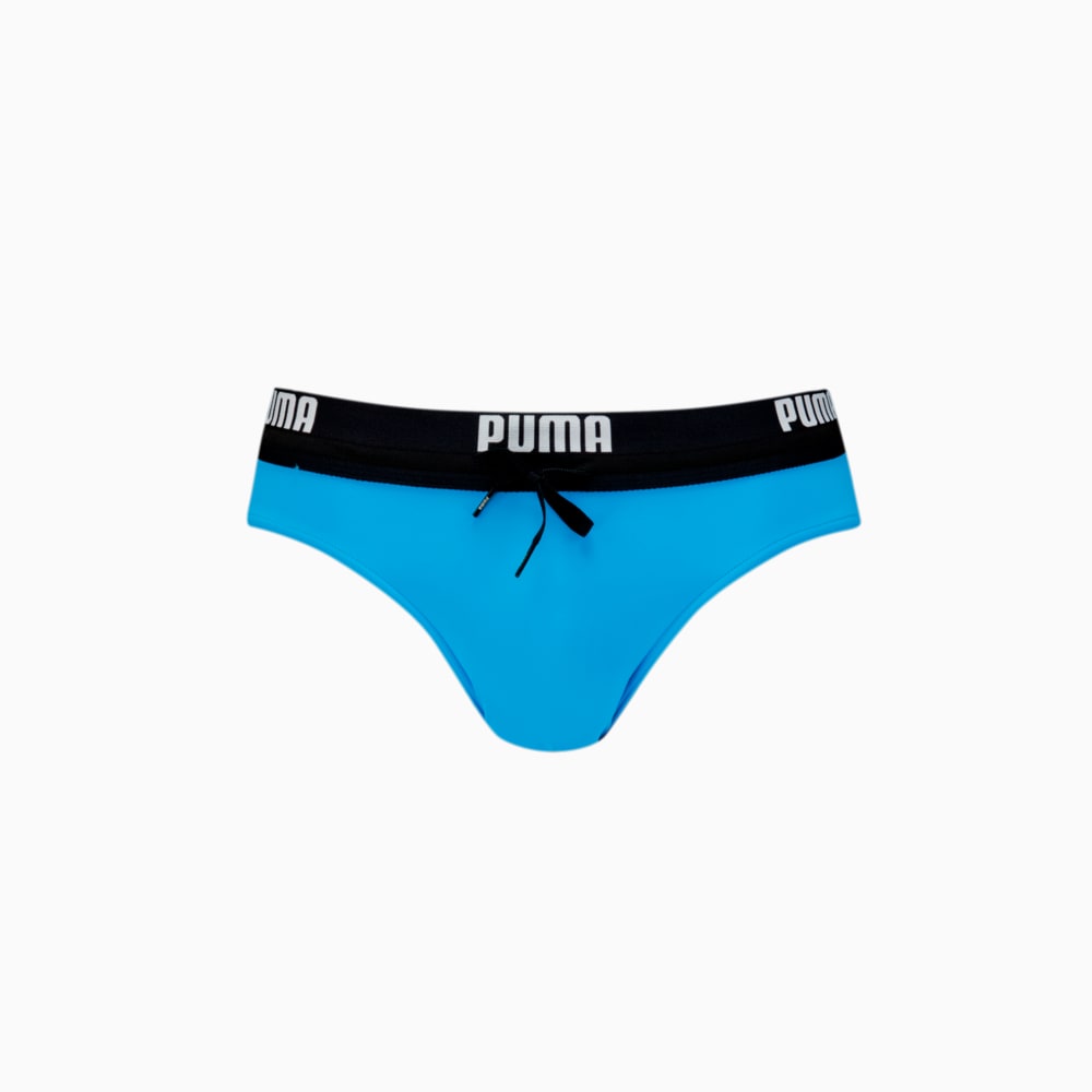 Изображение Puma Плавки PUMA Swim Men Logo Swim Brief #1: bright blue