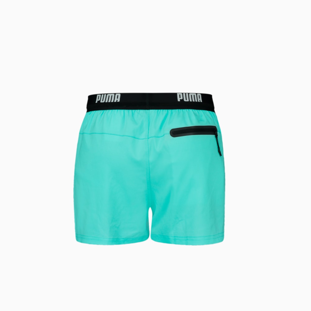 Изображение Puma Шорты для плавания PUMA Swim Men Logo Short Length Swim Shorts #2: mint