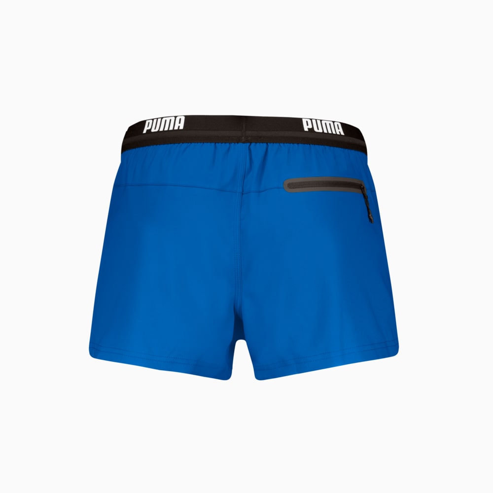 Изображение Puma Шорты для плавания PUMA Swim Men Logo Short Length Swim Shorts #2: Vivid Blue
